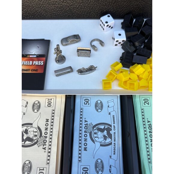 Monopoly NASCAR Nextel Cup Series Collector's Edition Board Game 6 Pewter Tokens - Picture 7 of 15